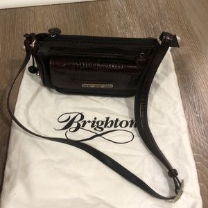Brighton women’s leather shoulder handbag vintage